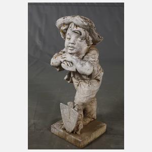 Zwei Gartenskulpturen