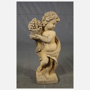 Gartenskulptur Putto