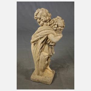 Gartenskulptur Putto