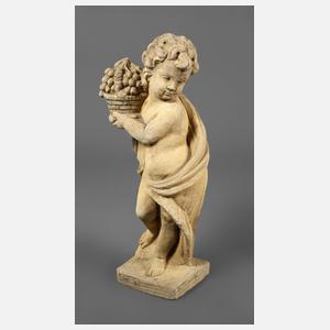 Gartenskulptur Putto