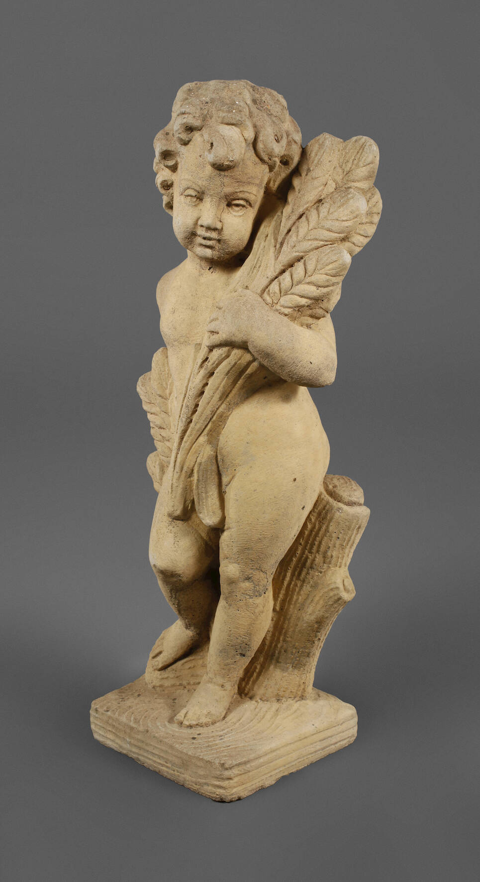 Gartenskulptur Putto