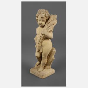 Gartenskulptur Putto