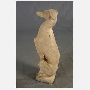 Gartenskulptur Windhund
