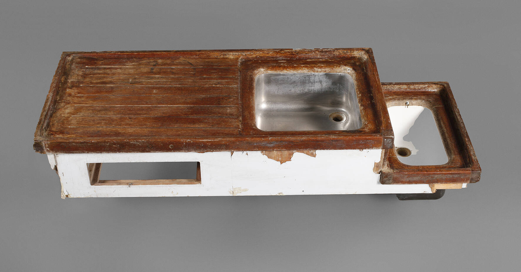 Küchenspüle Teakholz