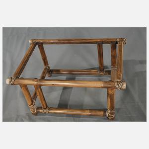 Große Sitzgruppe Bambus