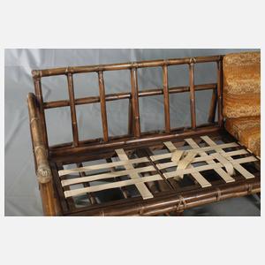 Große Sitzgruppe Bambus