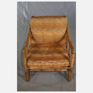 Große Sitzgruppe Bambus