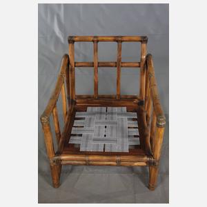 Große Sitzgruppe Bambus