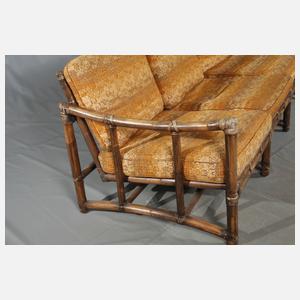 Große Sitzgruppe Bambus