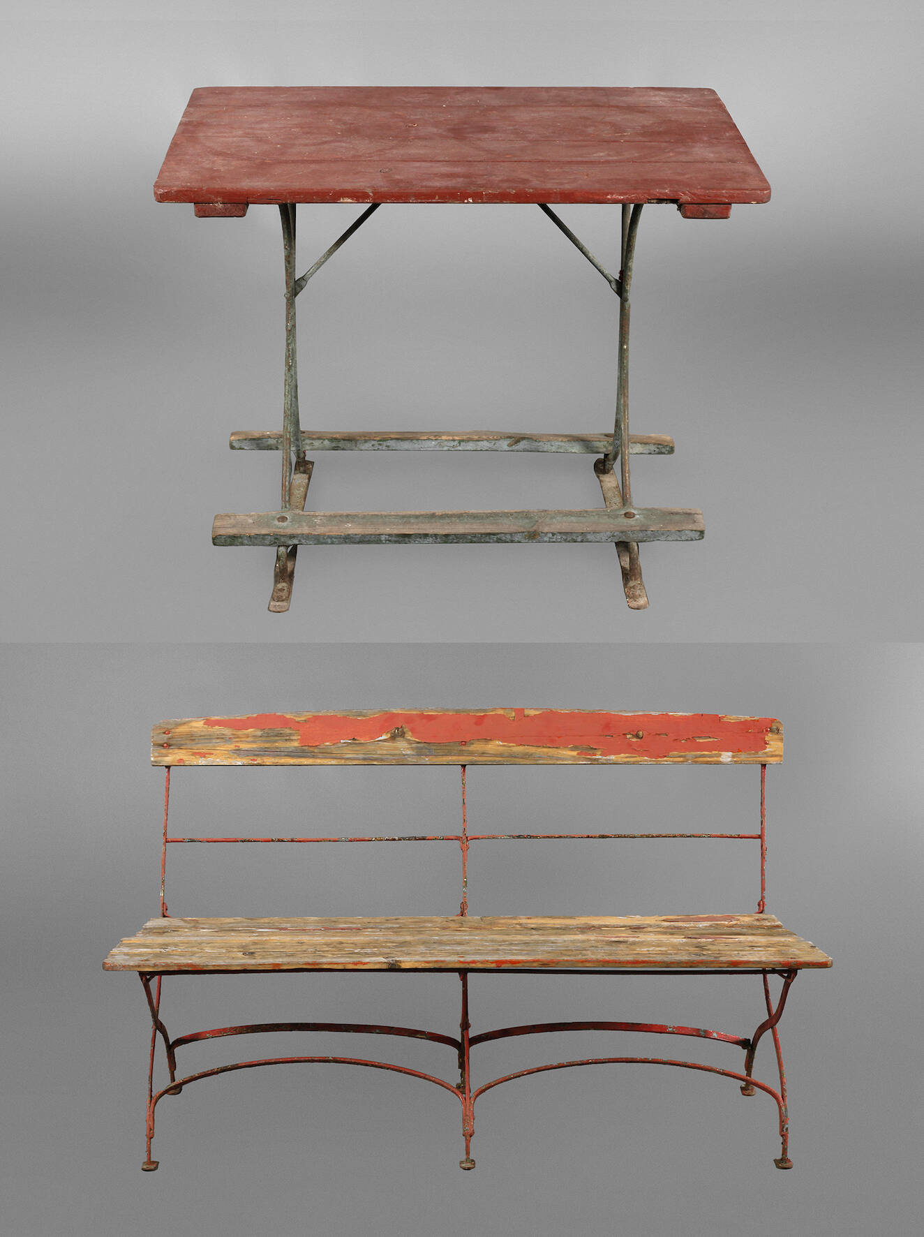 Gartentisch und Bank