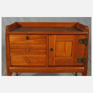 Wandspiegel mit Unterschrank