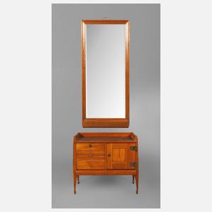 Wandspiegel mit Unterschrank
