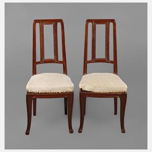 Paar Stühle Louis Majorelle