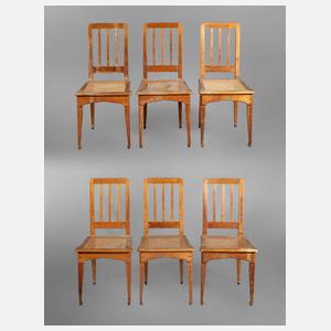 Sechs Stühle Richard Riemerschmid