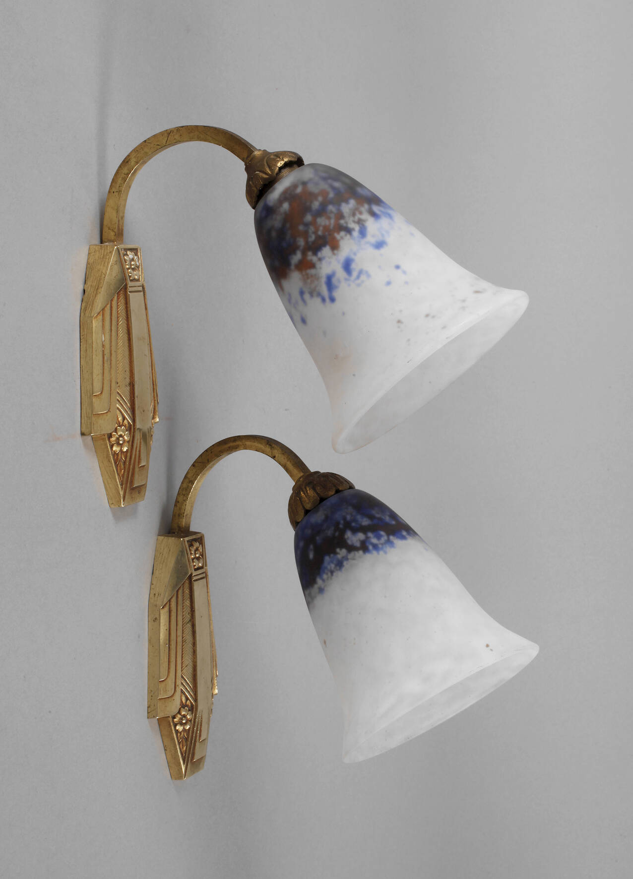 Paar Wandlampen Daum Nancy