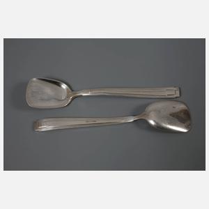 Josef Maria Olbrich sechs Eislöffel