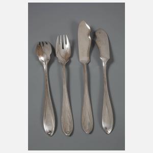 Fischbesteck Silber Hans Christiansen