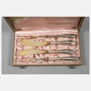 Vier Vorlegeteile Silber Franz Bahner