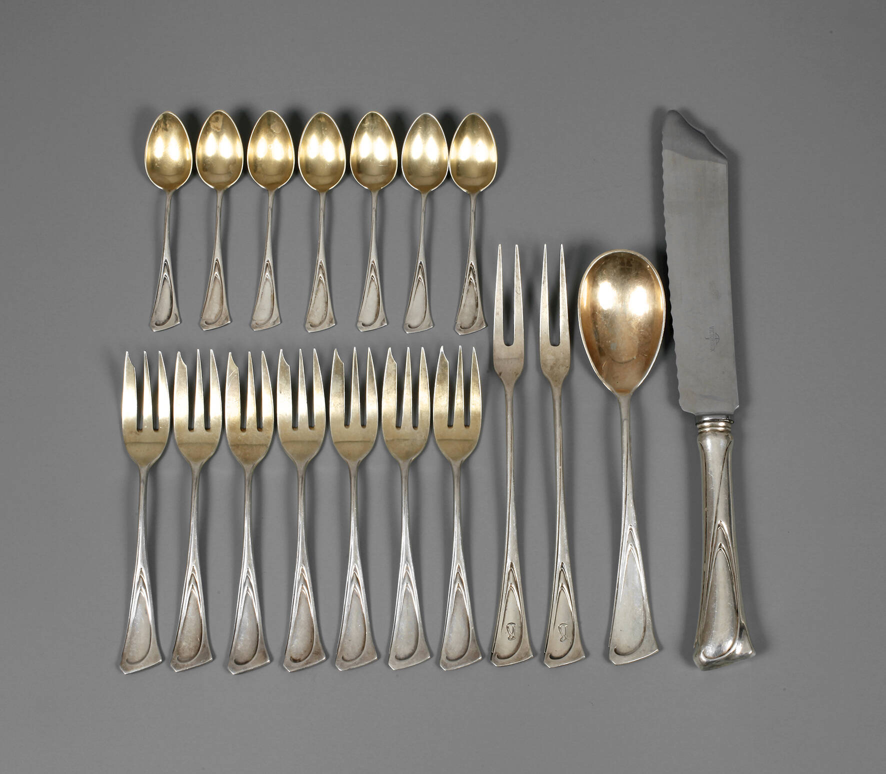 18 Teile Besteck Schule Henry van de Velde