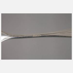 Hans Christiansen Fischbsteck und drei Löffel