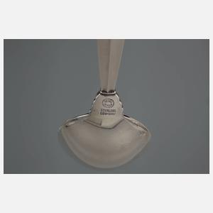 Georg Jensen sieben Dessertlöffel "Königin"