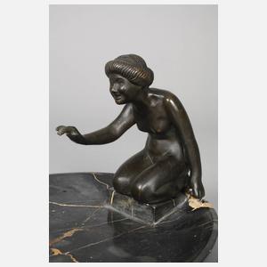 Figürliche Visitenkartenschale