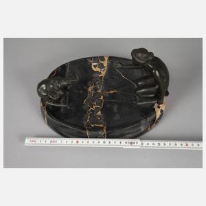 Figürliche Visitenkartenschale