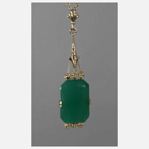 Anhänger mit Chrysopras