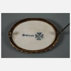 KPM Berlin Porzellanbrosche