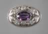 Brosche mit Amethyst