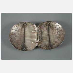 Gürtelschließe mit Steinbesatz