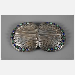 Gürtelschließe mit Steinbesatz