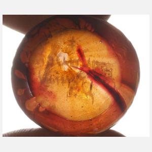 Daum Nancy Miniaturvase Tabakdekor