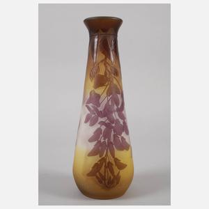 Émile Gallé Vase Blauregendekor