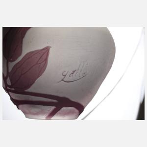 Émile Gallé Ätzglasvase