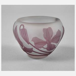 Émile Gallé Ätzglasvase