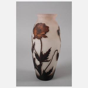 Arsalle Vase Mohnblumendekor
