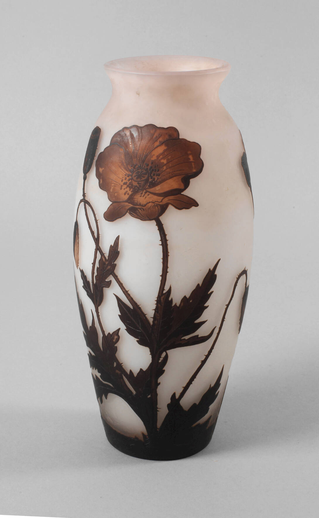 Arsalle Vase Mohnblumendekor