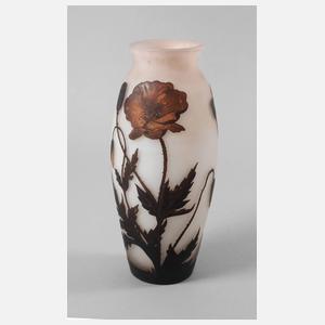 Arsalle Vase Mohnblumendekor