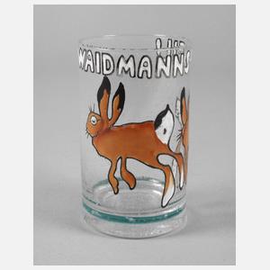 Glas Ludwig Hohlwein