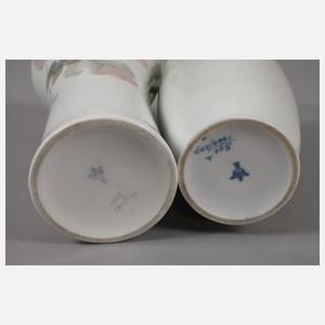 Böhmen zwei Jugendstilvasen