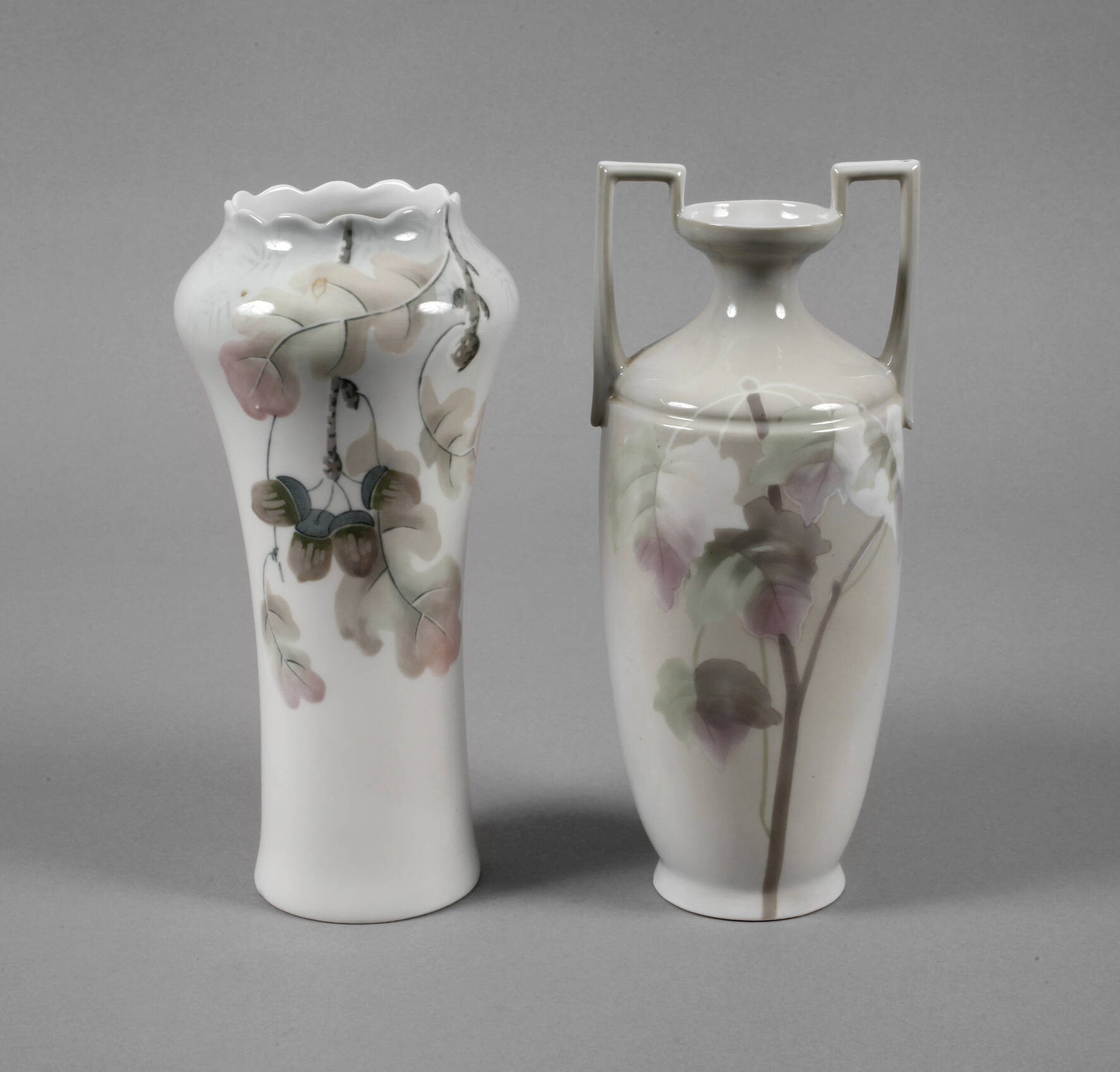 Böhmen zwei Jugendstilvasen