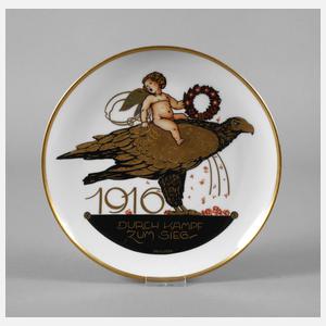 Fachschule Selb Kriegsteller 1916