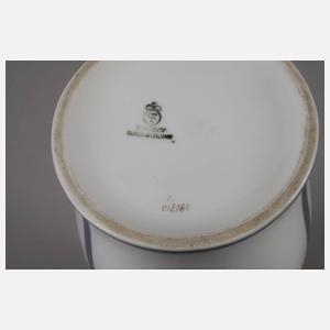 Fraureuth Balustervase mit Vogelmotiv