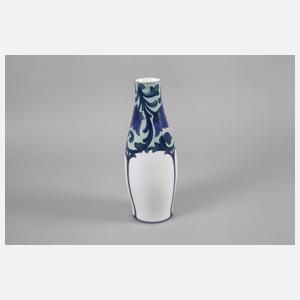 Fraureuth Balustervase mit Vogelmotiv