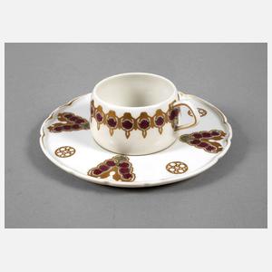 KPM Berlin Kaffeetasse mit Hausmalerei