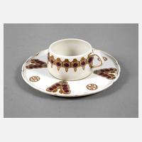 KPM Berlin Kaffeetasse mit Hausmalerei111