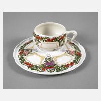 KPM Berlin Teetasse mit Floraldekor111