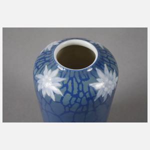 Meissen "Jugendstil-Vase" mit Edelweißdekor