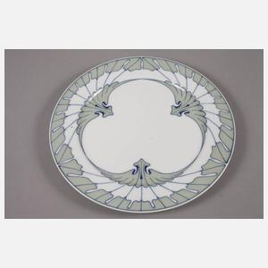 Meissen Speiseteller aus dem "Flügelmuster-Service"